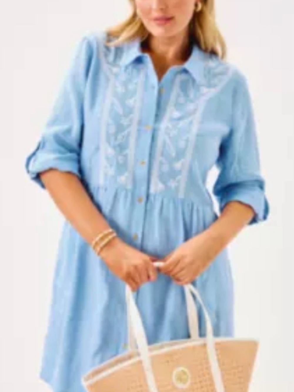 Shaela linen dress